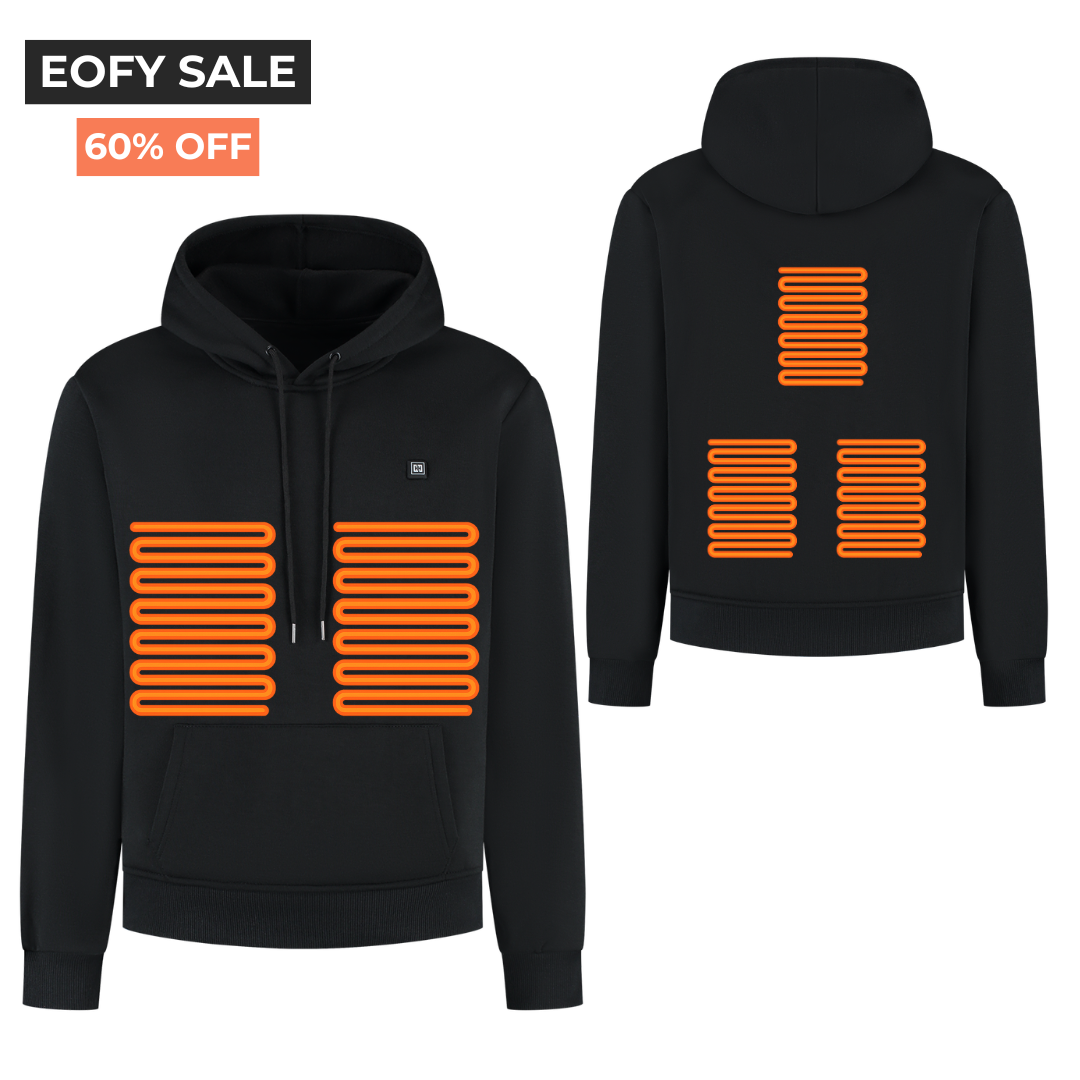 Heatable hoodie